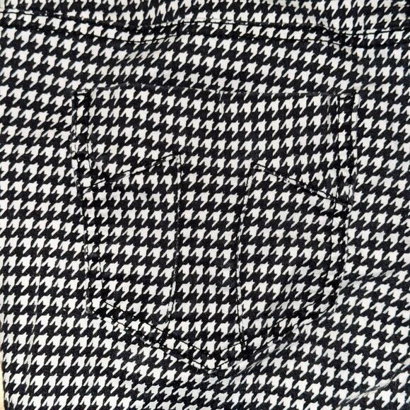 Tripp NYC Skinny Pants Womens Size 11 Black White Houndstooth Mid Rise Goth Punk - Picture 4 of 7